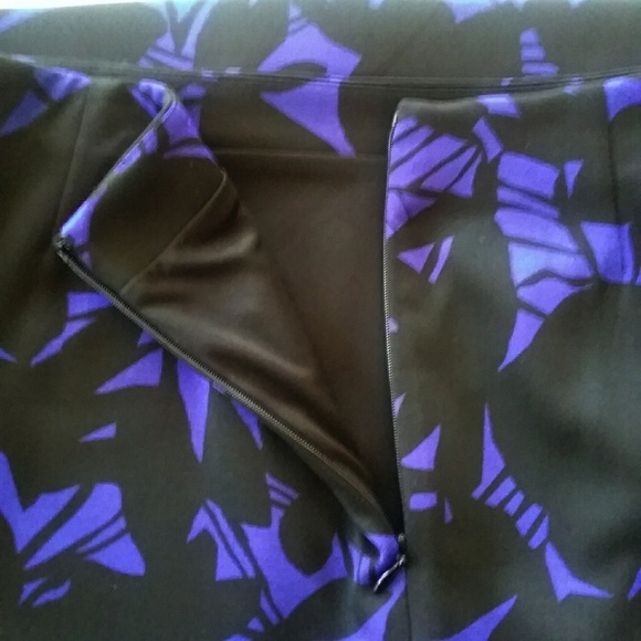 Kasper | Indigo Floral Pencil Skirt - Picture 5 of 7